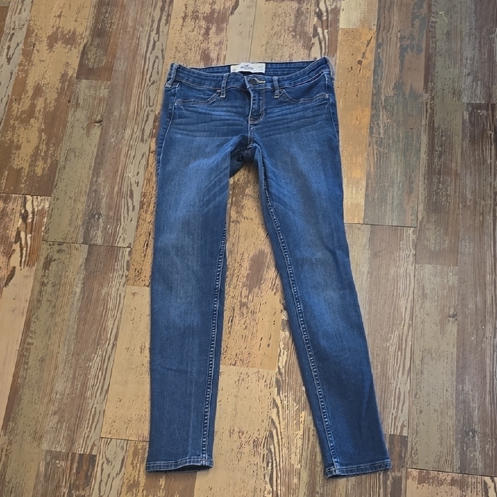 Hollister Denim Blue Jeans Straight Leg Womems Size 27/29
